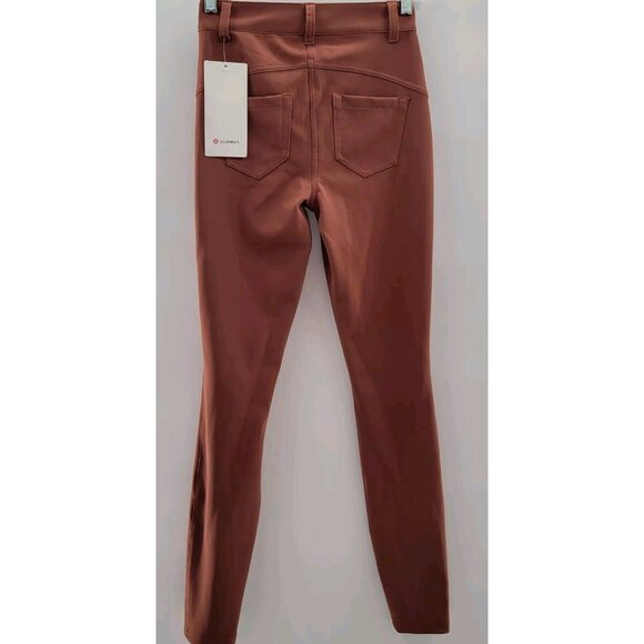 Lululemon Woman's City Sleek Slim Fit HR Pant | Size 25 |‎ Copper/ New With Tags - Picture 10 of 11